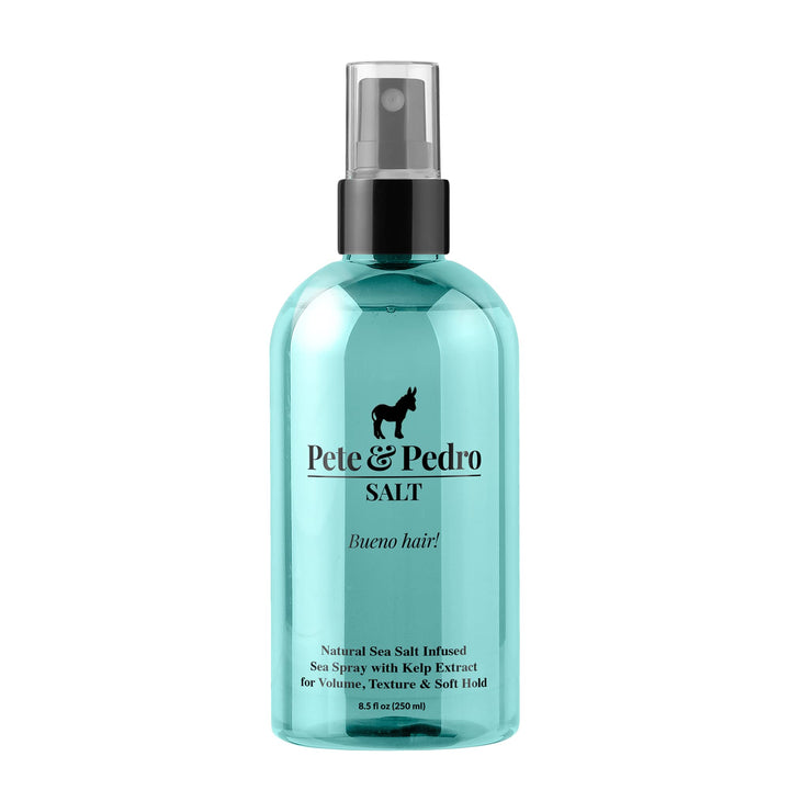 Pete & Pedro front bottle shot showing label and 8.5 oz size benefits