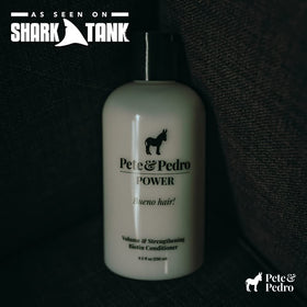 Pete & Pedro product label showing key ingredients and biotin