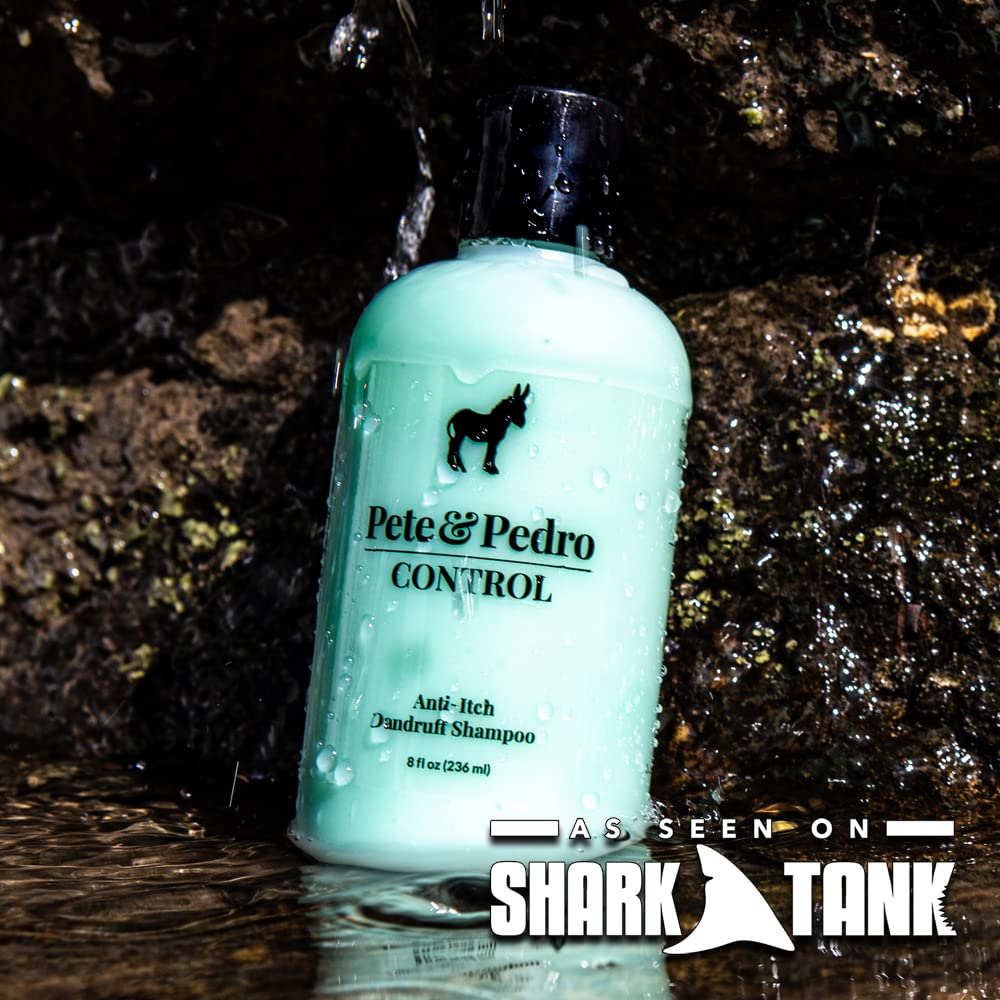 Pete & Pedro ingredients arrangement with tea tree and peppermint highlighting freshness