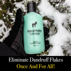 Pete & Pedro shampoo lather close-up showing creamy foam texture