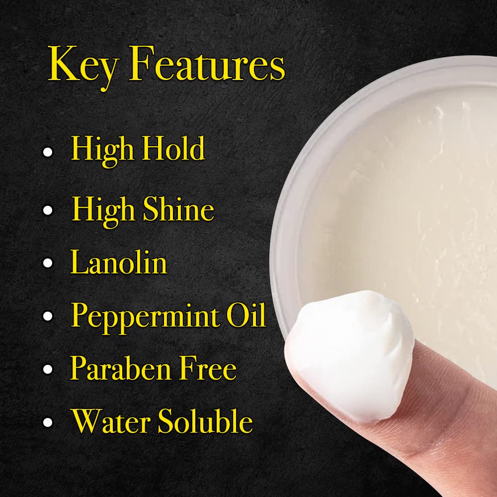Pete & Pedro pomade creamy texture close-up illustrating easy application benefit