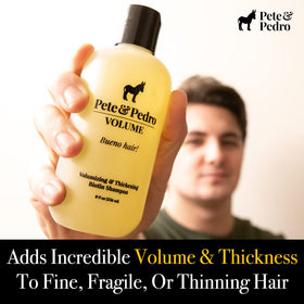 Pete & Pedro thick lather texture delivering gentle cleansing benefit