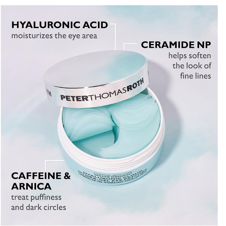 Peter Thomas Roth 24K Gold patch close-up showing gold flakes and brightening benefit