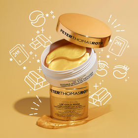 Peter Thomas Roth mask application close-up illustrating smooth texture and instant radiance