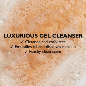 Peter Thomas Roth gel texture close-up showing smooth exfoliating consistency