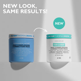 Peter Thomas Roth application on jawline showing targeted blemish care