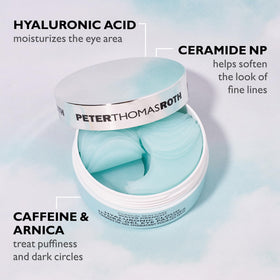 Peter Thomas Roth applying moisturizer on skin illustrating smooth coverage and glow