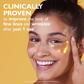 Peter Thomas Roth close-up of gel texture with visible 24K gold flakes offering radiance