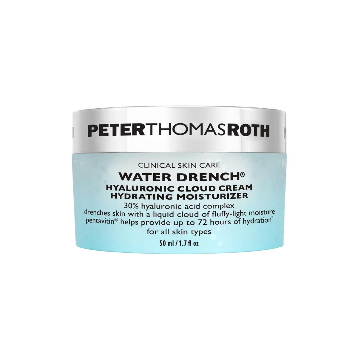Peter Thomas Roth front jar view showing clean packaging and hydration benefits