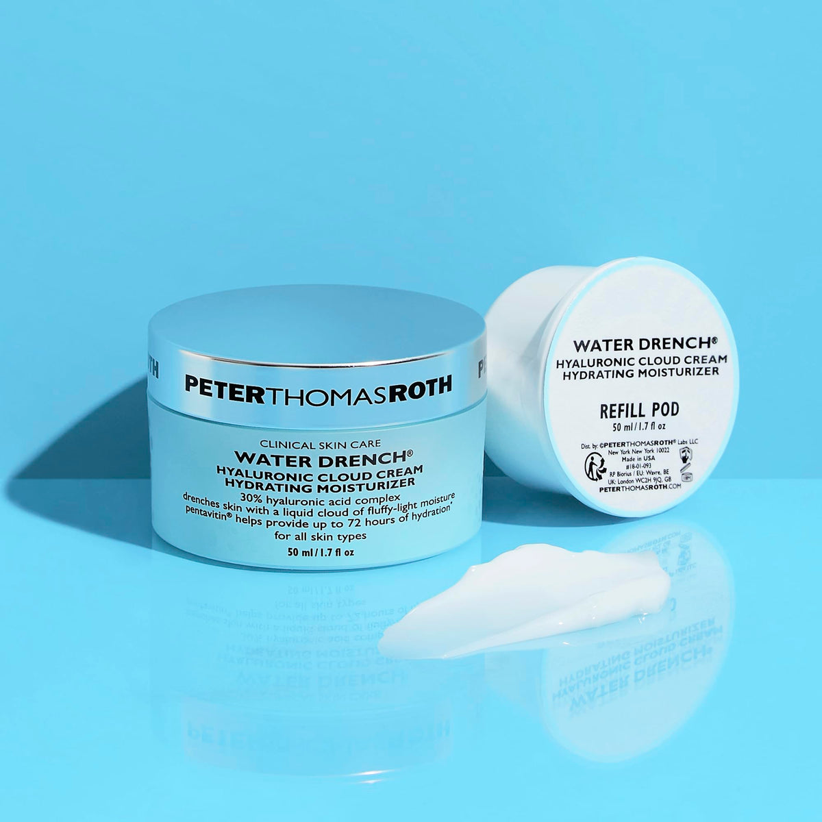 Peter Thomas Roth creamy cloud texture close-up showing lightweight hydration