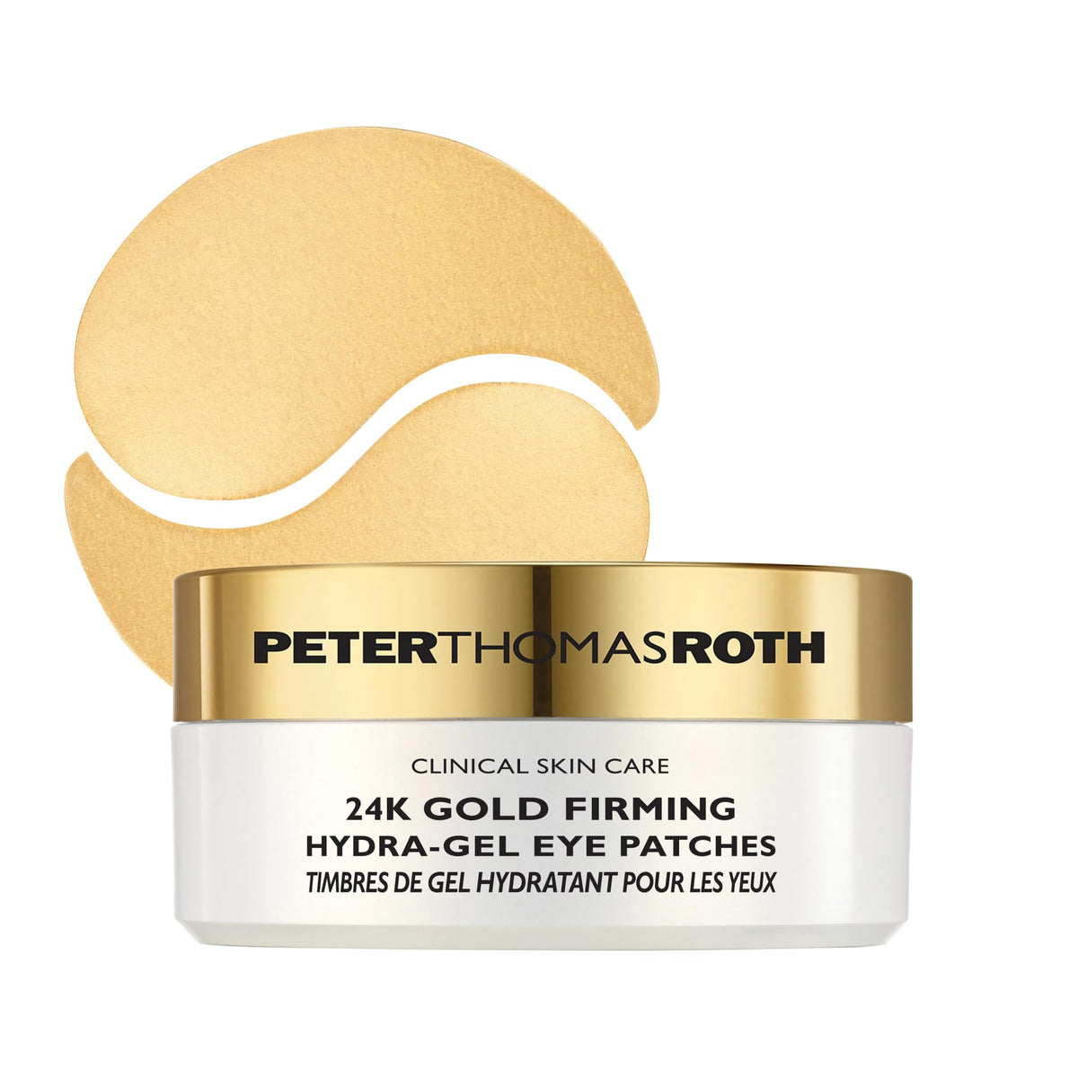Peter Thomas Roth front packaging showing luxury eye patches and benefits