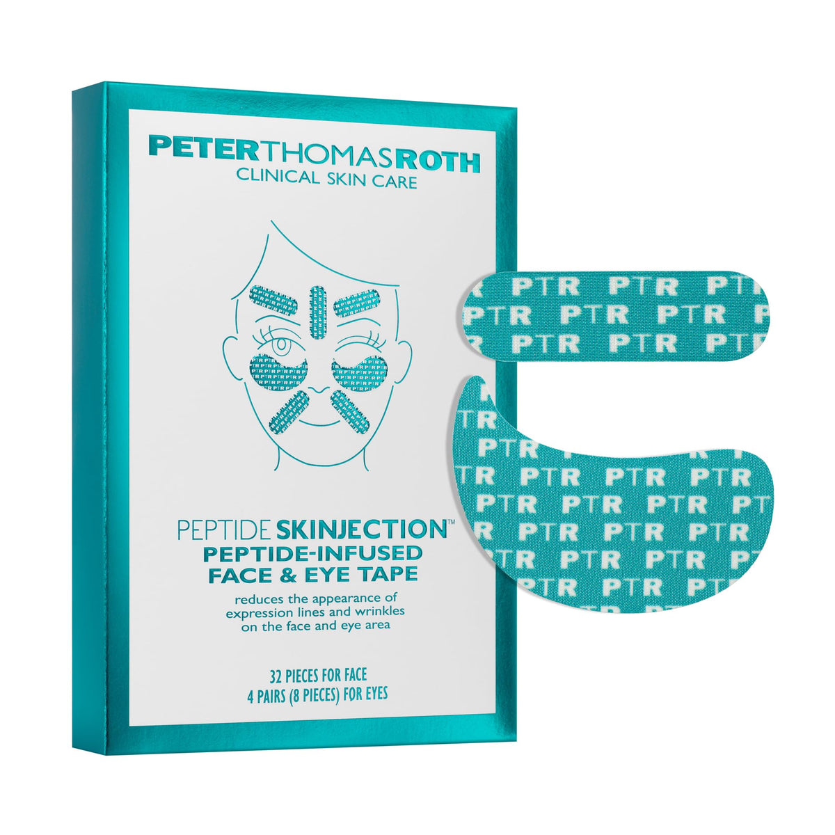 peter thomas roth front packaging showing tape kit and benefits