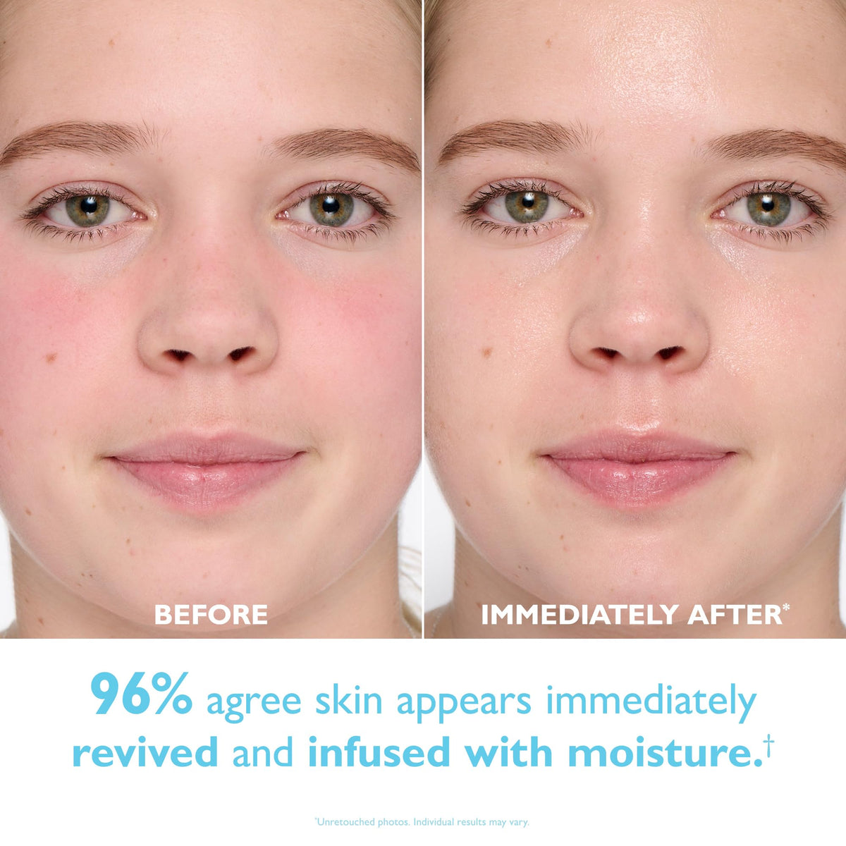 Peter Thomas Roth close-up of ultra-fine mist spray delivering instant coolness