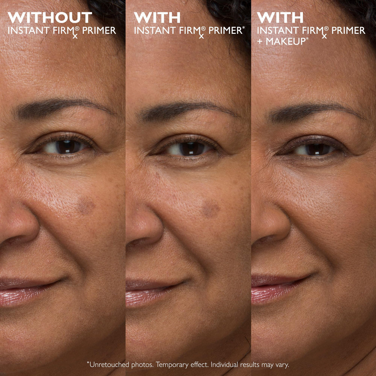 Peter Thomas Roth product applied on hand showcasing instant smoothing effect