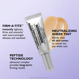 Peter Thomas Roth before and after split showing visible smoothing effect benefit