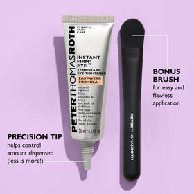 Peter Thomas Roth applying small amount on back of hand for blending benefit