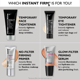 Peter Thomas Roth in makeup routine image shows under-eye application before concealer for best finish