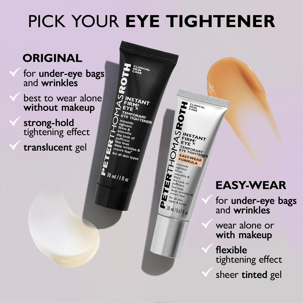 Peter Thomas Roth layered under makeup showing seamless coverage benefit