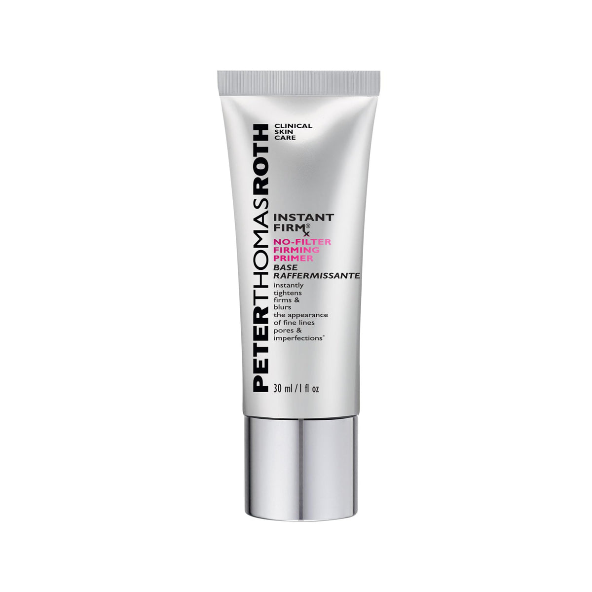 Peter Thomas Roth front packaging showing primer and benefit of smoother skin