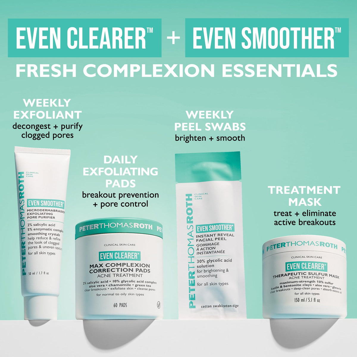 Peter Thomas Roth mask on bathroom shelf in lifestyle setting for routine use