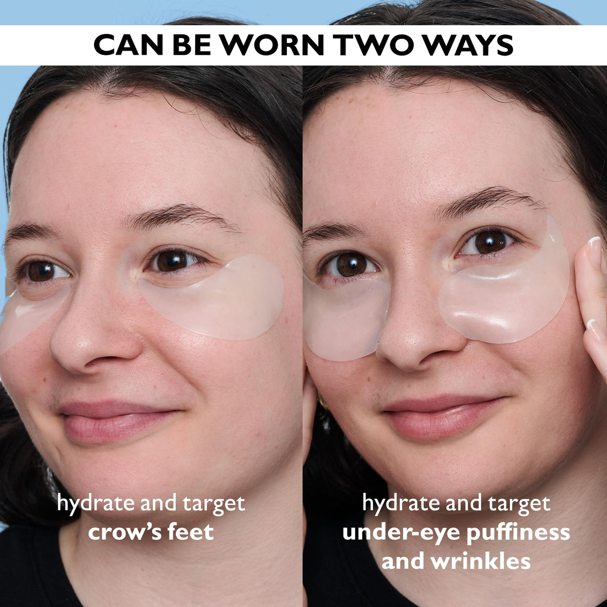 peter thomas roth close-up of single hydrogel patch highlighting smooth edges and fit