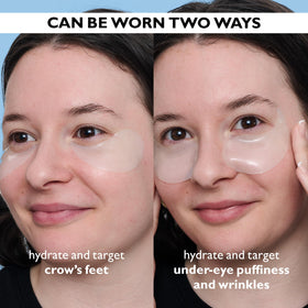 peter thomas roth close-up of single hydrogel patch highlighting smooth edges and fit
