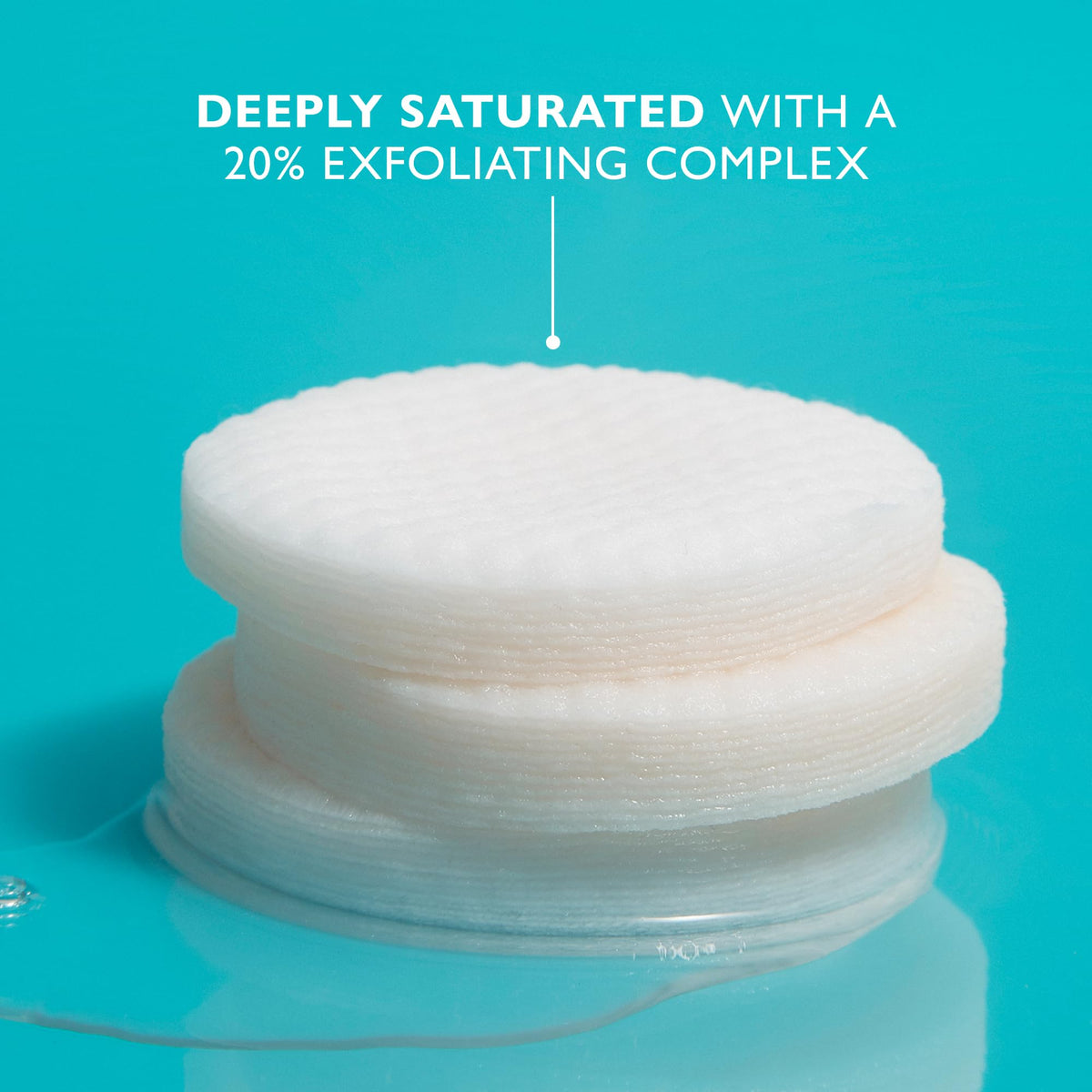 Peter Thomas Roth pad being applied to face to demonstrate improved absorption