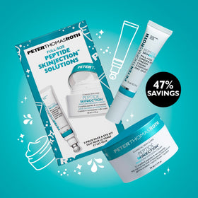Peter Thomas Roth close-up of Fill + Fix eye cream tube highlighting texture and support