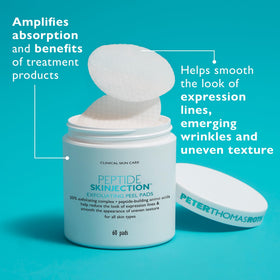 Peter Thomas Roth open jar with saturated exfoliating pads for easy application