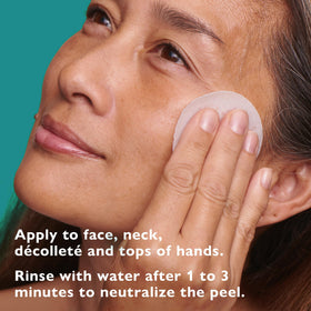 Peter Thomas Roth close-up pad texture revealing solution for even skin