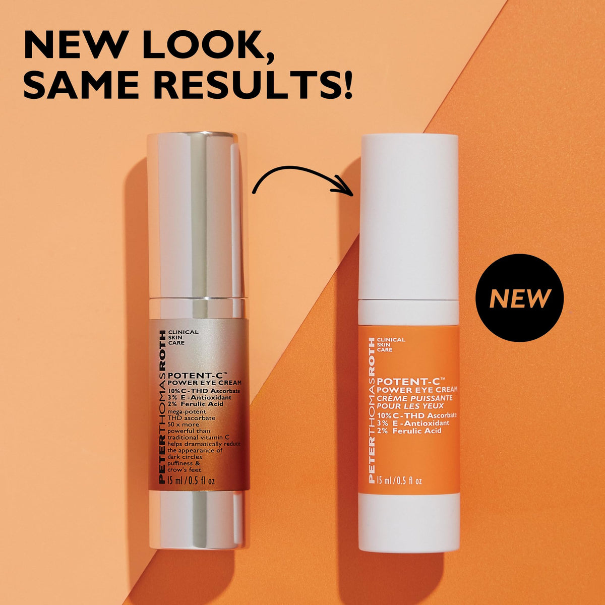 Peter Thomas Roth label detail showing active ingredients and antioxidant benefits