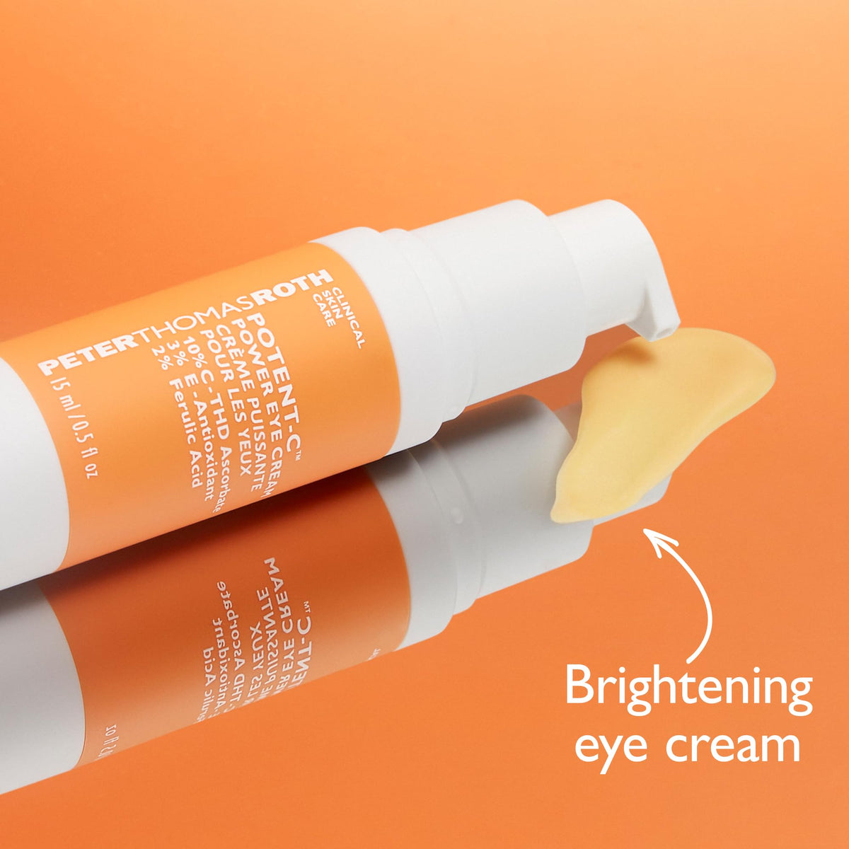 Peter Thomas Roth cream texture close-up showing lightweight, hydrating formula