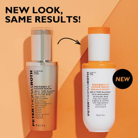 Peter Thomas Roth applying serum to jawline demonstrating smooth absorption