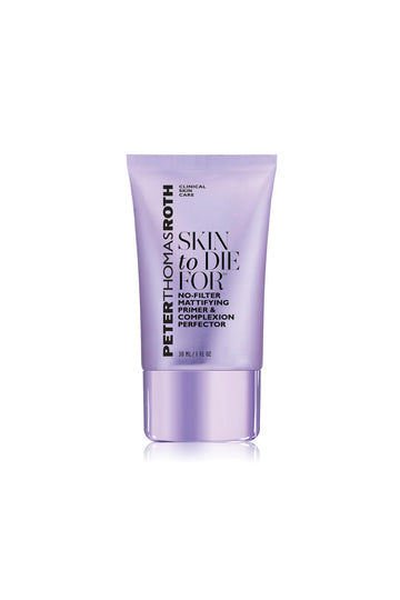 Peter Thomas Roth primer front packaging showing universal tint and matte finish benefits
