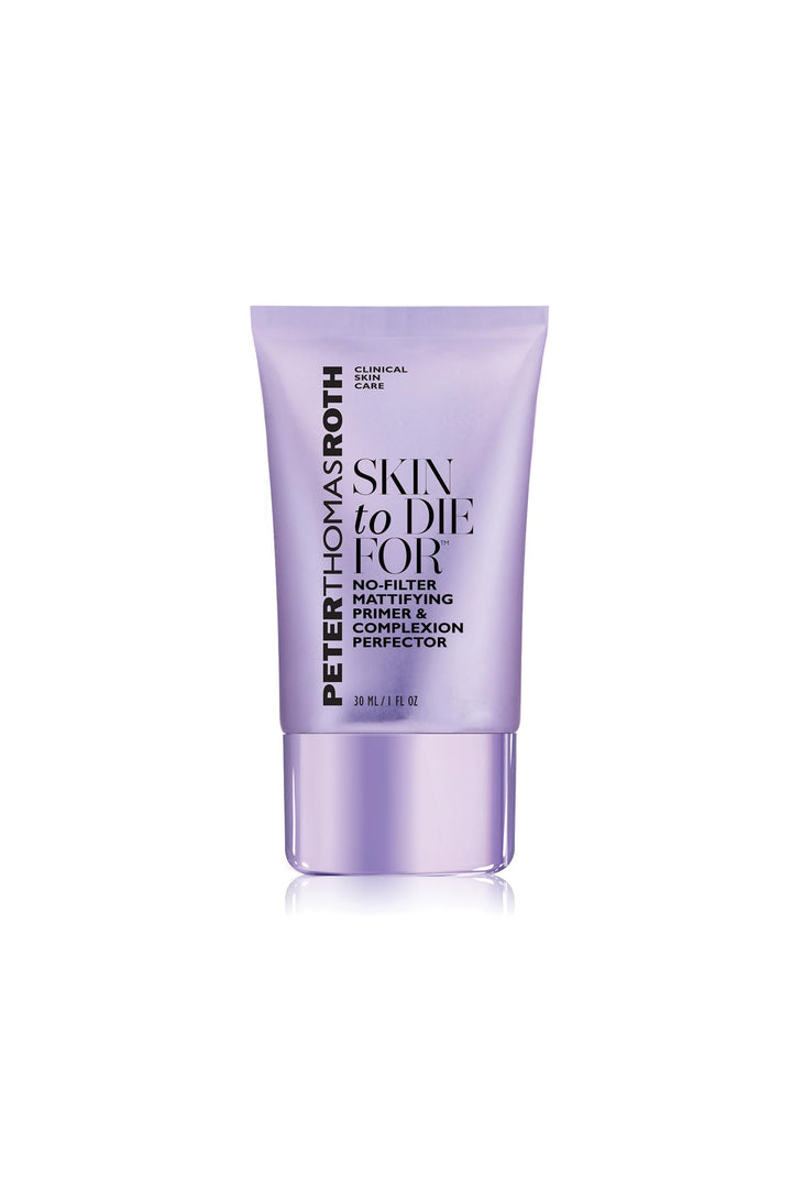 Peter Thomas Roth primer front packaging showing universal tint and matte finish benefits