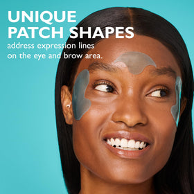 Peter Thomas Roth patch held in hand for size comparison and easy application benefit