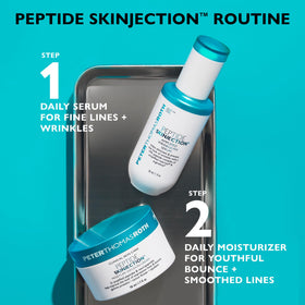 Peter Thomas Roth applying serum on hand showing smooth results benefit