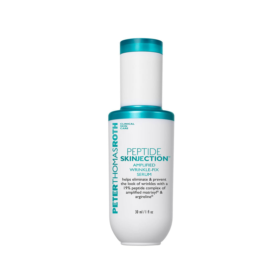 Peter Thomas Roth front packaging showing refillable anti-aging serum benefit
