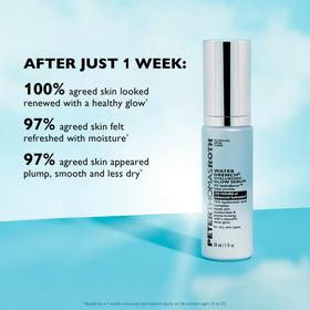 Peter Thomas Roth applying serum on hand demonstrating fast absorption benefit