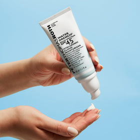 Peter Thomas Roth applied on model outdoors demonstrating sun protection benefit
