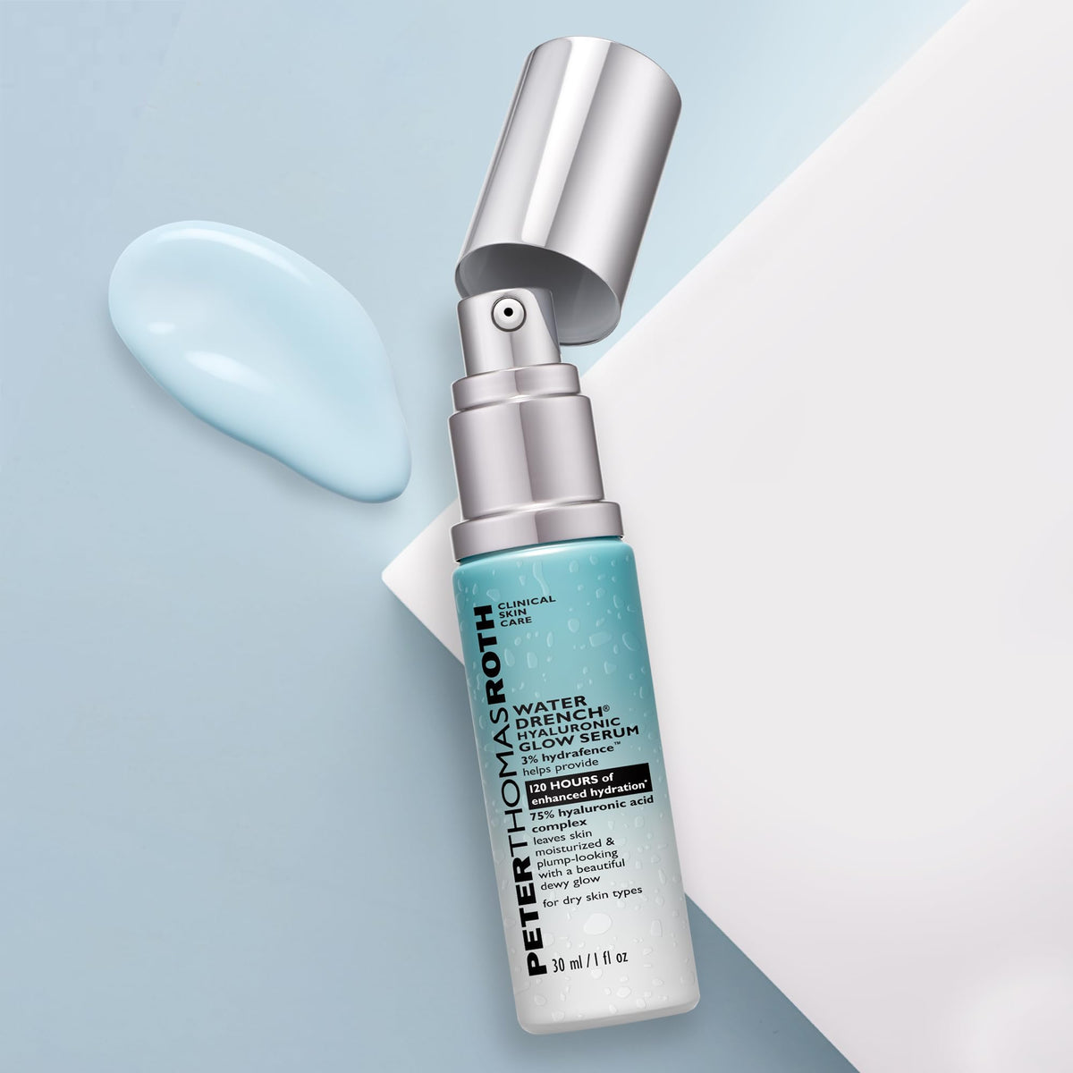 Peter Thomas Roth pipette dispensing serum to show easy controlled application