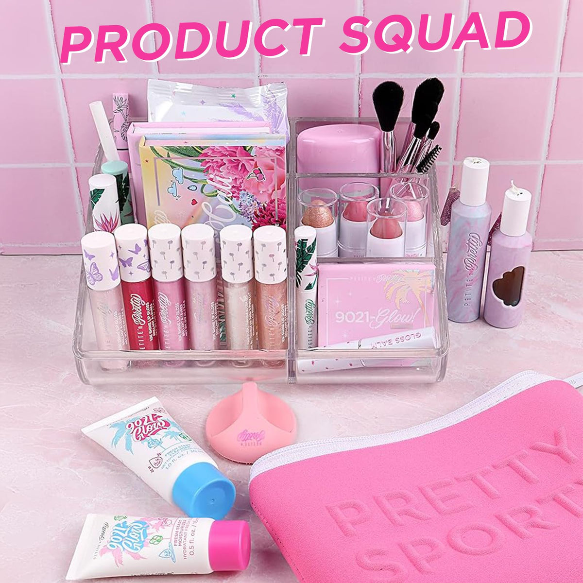 Petite 'n Pretty label ingredients panel showing non-toxic, vegan formulation