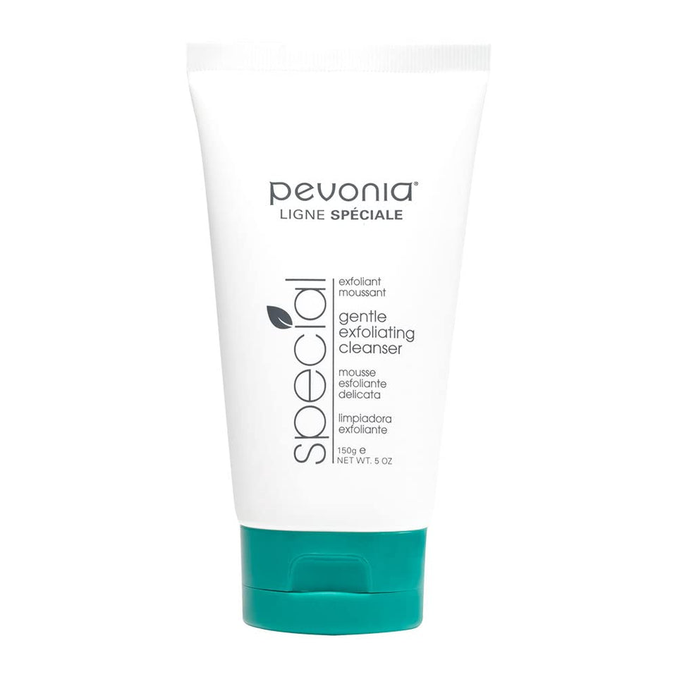 Pevonia front packaging showing cleanser tube and smooth-skin benefit