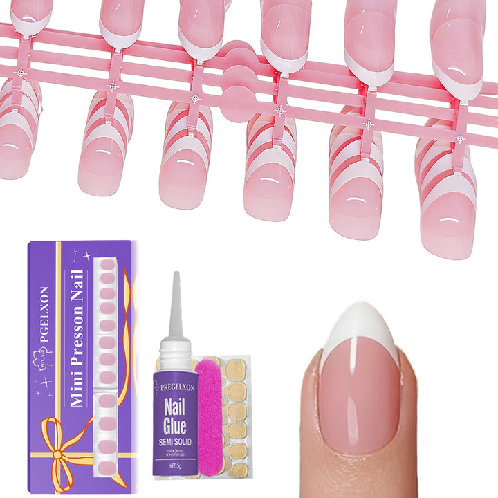 PGELXON front packaging showing French tip kids set and contents
