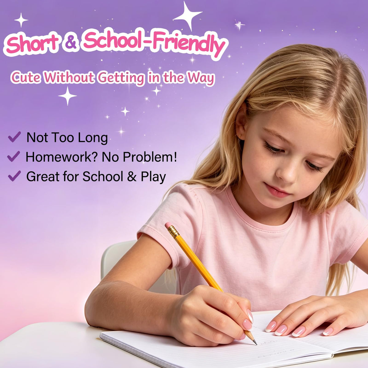 PGELXON lifestyle image of kids wearing nails showing playful style