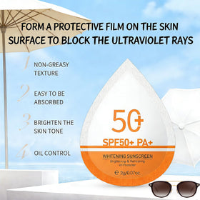 Phanund applying sunscreen on forearm closeup for smooth finish benefit