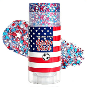 Phanund front packaging showing patriotic glitter stick benefit portable sparkle