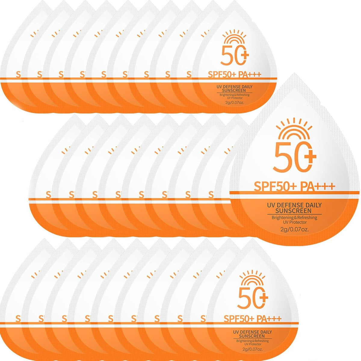 Phanund front packet display showing compact SPF 50+ protection