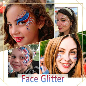 Phanund glitter stick with water drops demonstrating waterproof hold and confidence