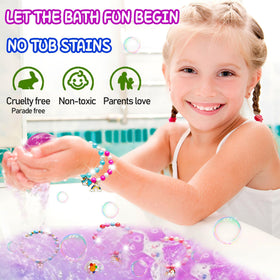Phaorui surprise bracelet revealed from bath bomb showing collectible toy benefit